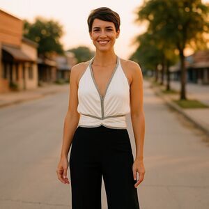 Fab’Rik Halter Bling Top